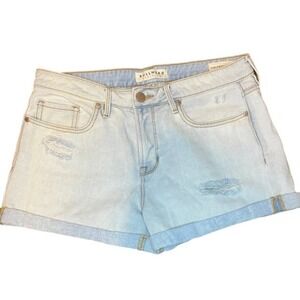 Bullhead Lightly Distressed Rolled Girlfriend Jeans Sz 29